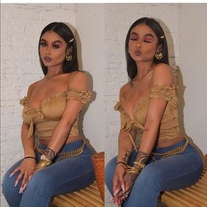 I am G.i.A Naomi top XS tan